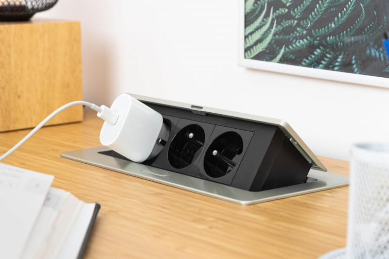 SOFT utdragbart eluttag, strömkabel 1,5 m