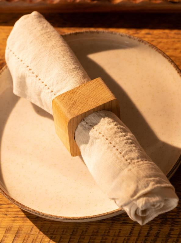 Woodsea Servettring Valnöt - Valnötsträ Servettring 5x5 cm 2 stycken 1208971654