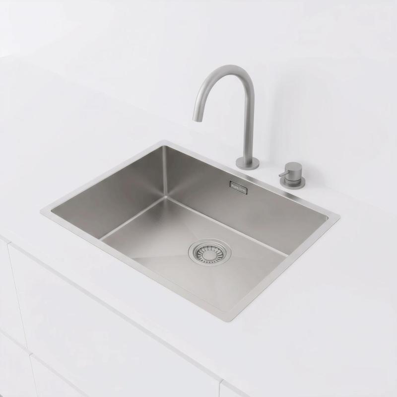 Pure.Sink Luxion rostfritt stål diskho 50x40 cm undermontering, planmontering och påbyggnad PLX5040-02