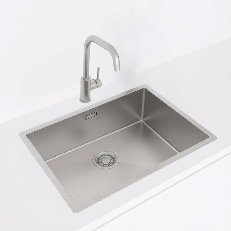 Pure.Sink Luxion rostfritt stål diskho 55x40 cm underbyggd, infälld och påbyggd PLX5540-02