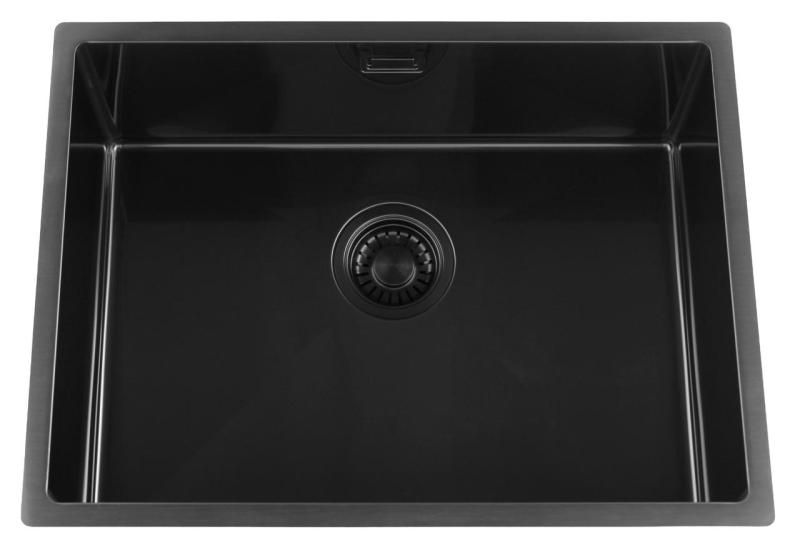 Pure.Sink Luxion PVD Svart diskho 55x40 cm underbyggd, infälld och påbyggd PLX5540-63