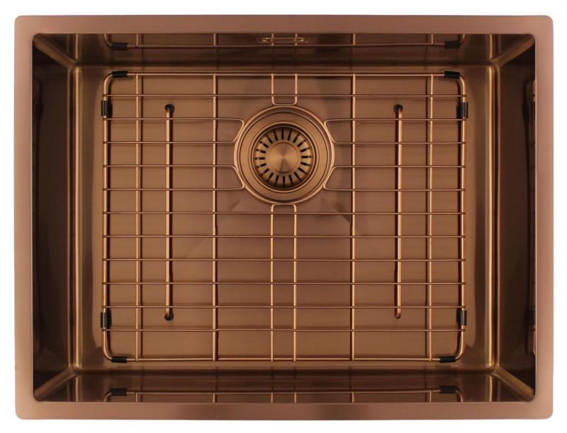 Pure.Sink Luxion Copper sink 55x40 cm undermount, flush mount, and surface mount PLX5540-62