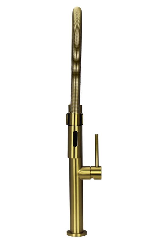 Pure.Sink Luxion Guldfärgad köksblandare Profi med flexibel pip och 2 strålformer PLXFLEX-60