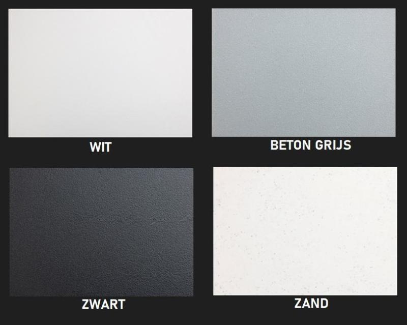 Ausmann Fiber svart diskbänk 50x40cm för underbyggnad, överbyggnad och planbyggnad med automatisk svart plugg 1208971856