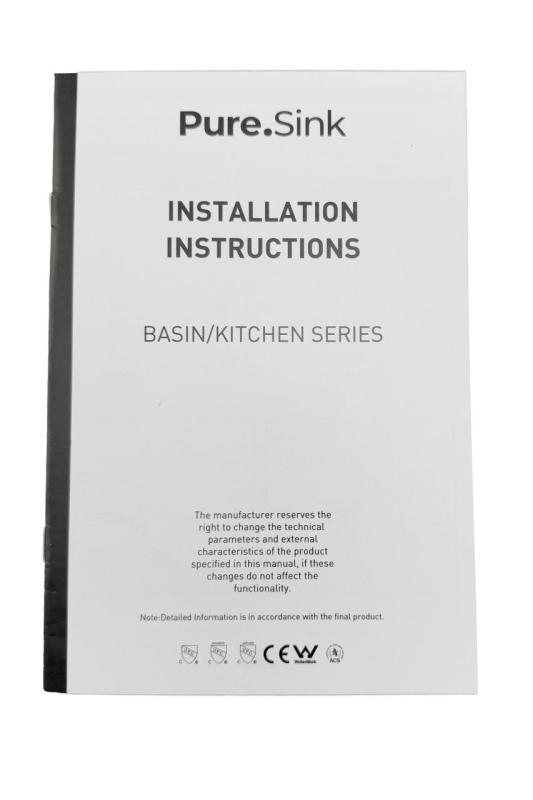 Pure.Sink Elite Steel Pulse-S kökskran i rostfritt stål med utdragbart utlopp och sprayläge  PS8500-02