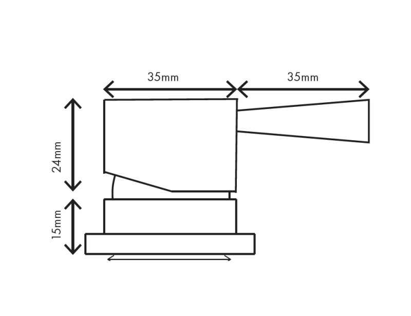 MURO TUA 2-håls tvättställsblandare krom med rund utlopp 1208972104