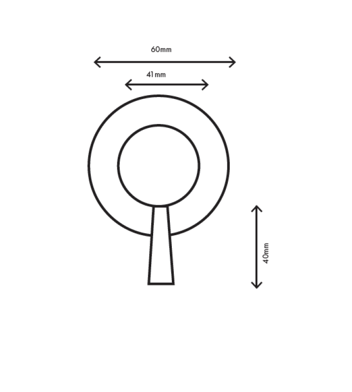 MURO TUA Väggmonterad blandare i krom M1.B31.R.CR