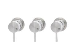 MURO TUA Väggmonterad blandare med 2 avstängningsventiler, krom M1.B34.R.CR