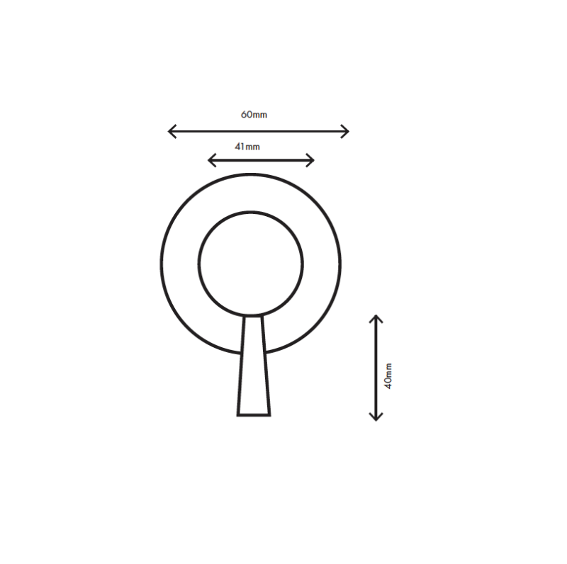 MURO TUA Inbyggd 3-vägs omkopplare krom M1.B33.3.CR