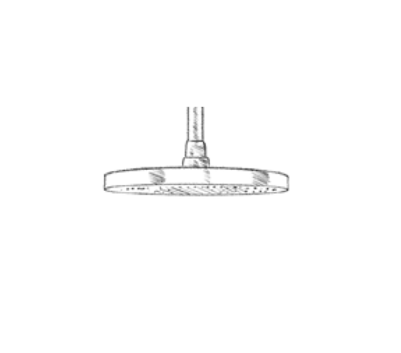 MURO TUA huvuddusch 200 mm Krom M1.BA2.S.CR