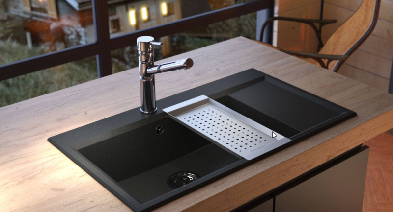 Massimo Accessoire Insatslåda Svart Matt 183x430x19mm