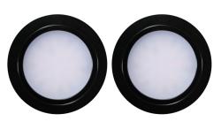 Indux Luma Liten inbyggd köks-LED-spotlightsats 2 spotlights med LED-drivdon Svart 1208972323