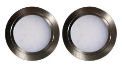 Indux Luma Liten inbyggd kök Multi Tone LED Set 2 Spots RVS-look 1208972326