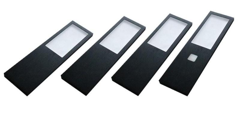 Indux Lino Kök Bygg LED-set 4 spotlights 4W med integrerad touch-dim-brytare svart 1208972392