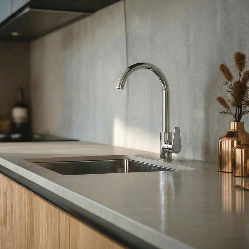 Aquanello Casa Krom Enspaks köksblandare CR-1201-CS