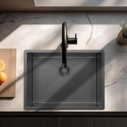 Pure.Sink Luxion Gun metal diskho 55x40 cm underbyggd 1208972455