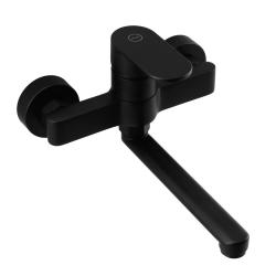 Aquanello Casa Enspaks kökskran svart med utlopp 20 cm BL-1420-CS