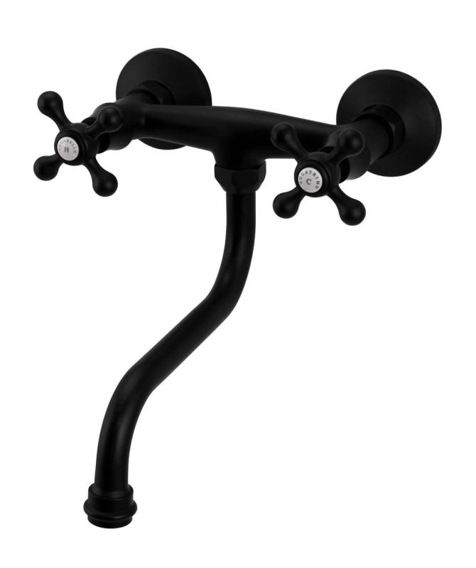 Aquanello Heritage Ascot Klassisk kökskran, svart BL-4111-HA