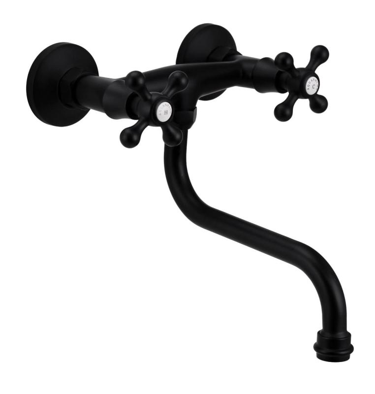 Aquanello Heritage Ascot Klassisk kökskran, svart BL-4111-HA