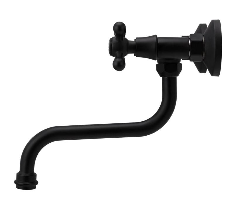 Aquanello Heritage Ascot Klassisk kökskran, svart BL-4111-HA