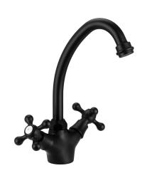 Aquanello Heritage Ascot Klassisk kök Nostalgisk kökskran Svart BL-4004-HA