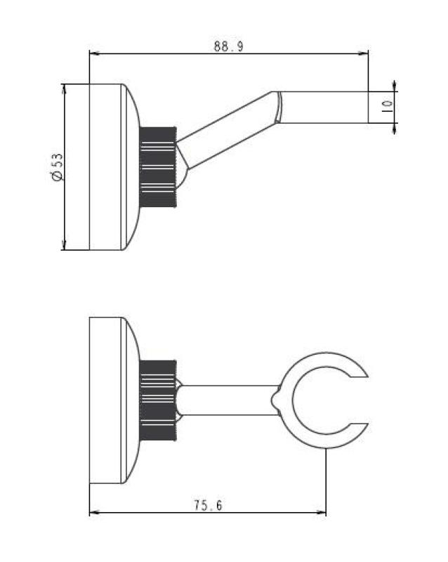 Aquanello Heritage Collection Klassisk handduschhållare i rostfritt stål NB-9003-HC