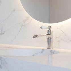 Aquanello Heritage Manor Klassisk nostalgisk tvättställsblandare i krom CR-1001-HM