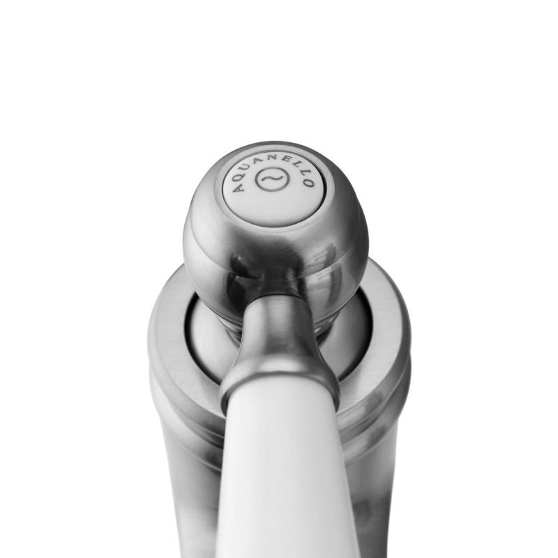 Aquanello Heritage Manor Klassisk nostalgisk tvättställsblandare i rostfritt stål NB-1001-HM