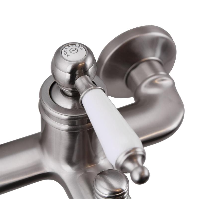 Aquanello Heritage Manor Klassisk badrumsblandare i rostfritt stål NB-3001-HM