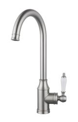 Aquanello Heritage Manor Klassisk köksblandare i rostfritt stål med nostalgisk design NB-9001-HM