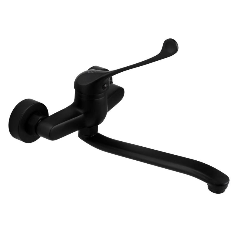 Aquanello Medic Kökskran med lång handtag, svart BL-1005-MD