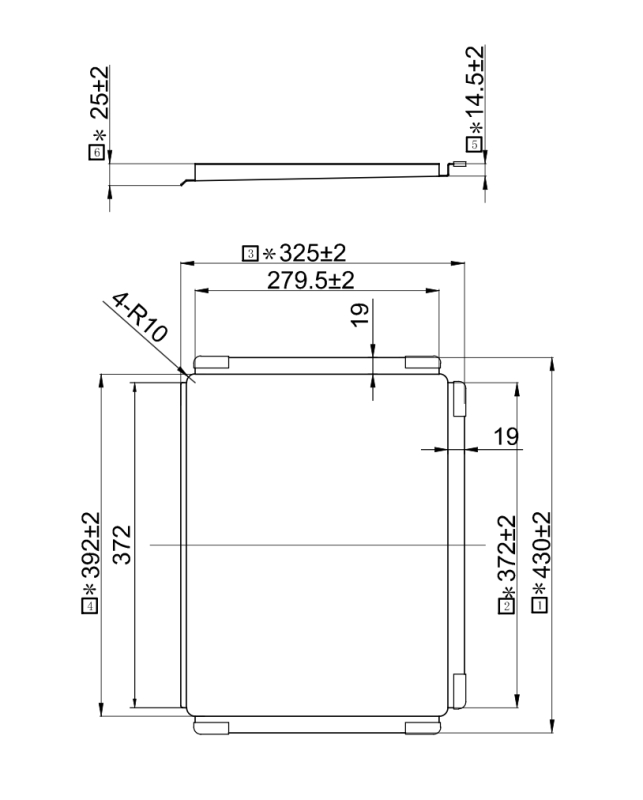 Pure.Sink Exclusivo Bärbar avrinningsbricka, 440 x 335 mm, för diskho, PEXTRAY-02