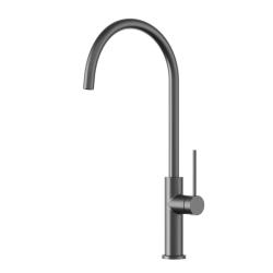 Graniteland Vira Slim Gun Metal Kitchen Faucet with Swivel Spout 1208972627