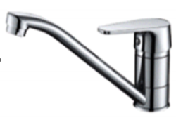 Aquanello Casa Låg enkelgreppsblandare för kök, krom CR-1203-CS
