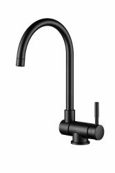 Aquanello Forma Massiv rostfri fällbar fönsterkran för kök, svart BL-1012-FM