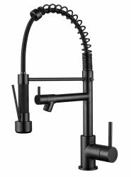 Aquanello Gastro Köksblandare med professionell strålfunktion, svart BL-4402-GT