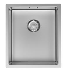 Pure.Sink Comfort Diskho i rostfritt stål, 34 x 40 cm, för undermontering, infälld montering och påbyggnad, PCM3440-02
