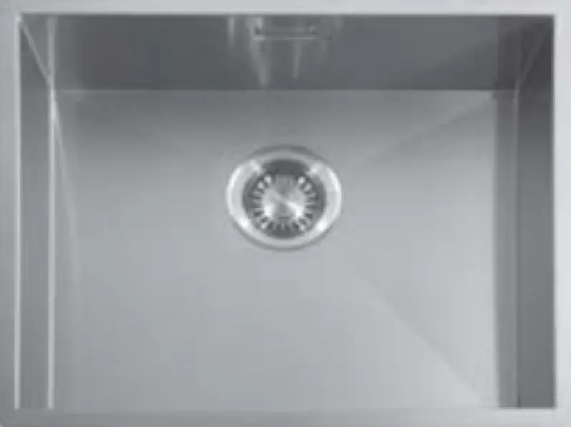 ABK Baronga rostfri diskho 50x40 cm undermontering BAR50F
