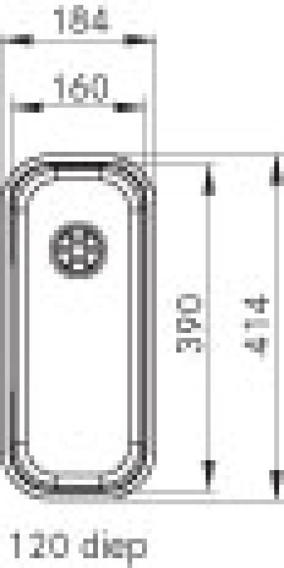 Franke diskho Largo LAX 110.16D undermontering 1120157550