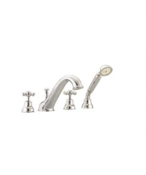 Cisal Arcana Keramisk 4-håls Badblandare kantmontering 3/4" Krom AC00026421
