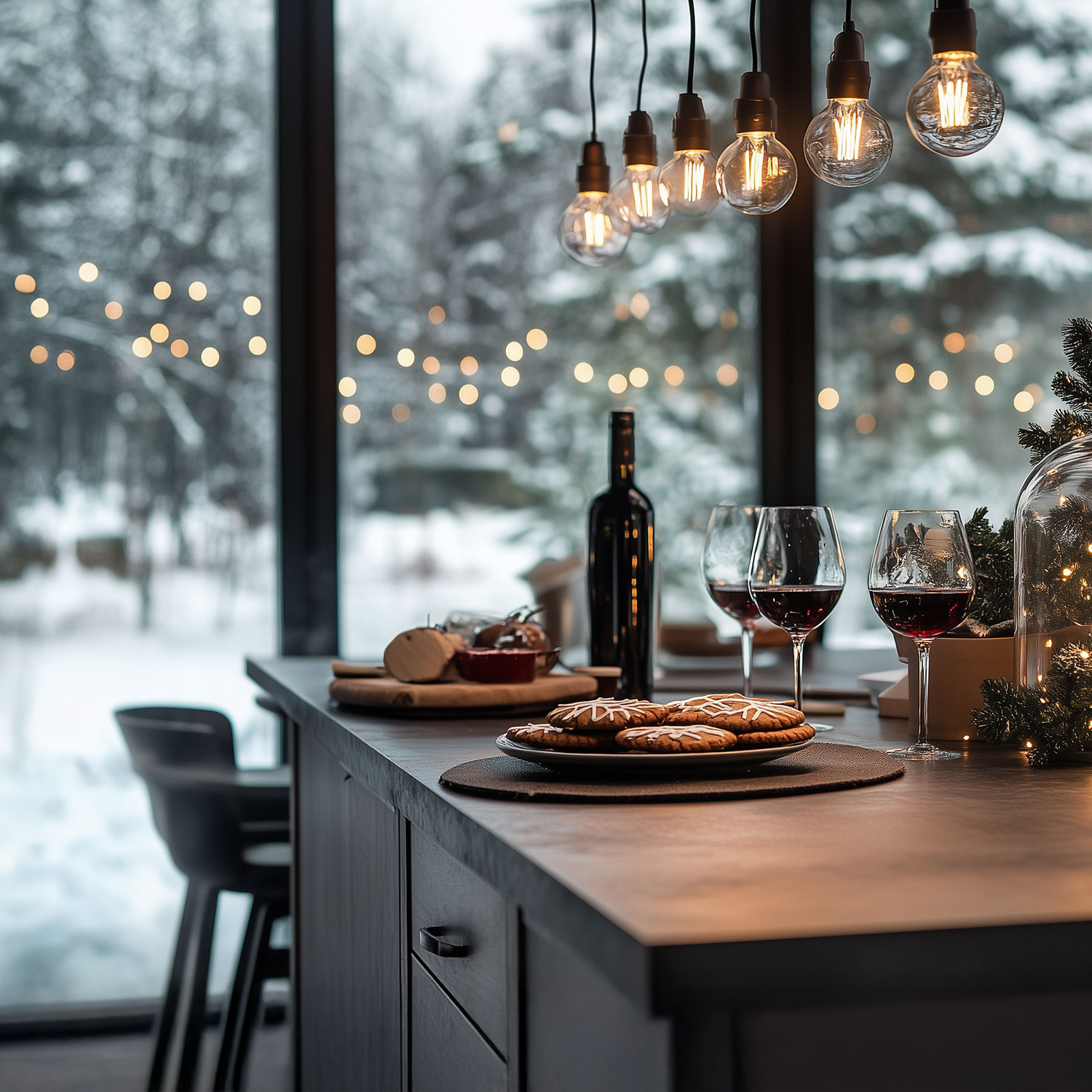Stäm av Stämningen: Belysningsidéer för ett Mysigt Julkök